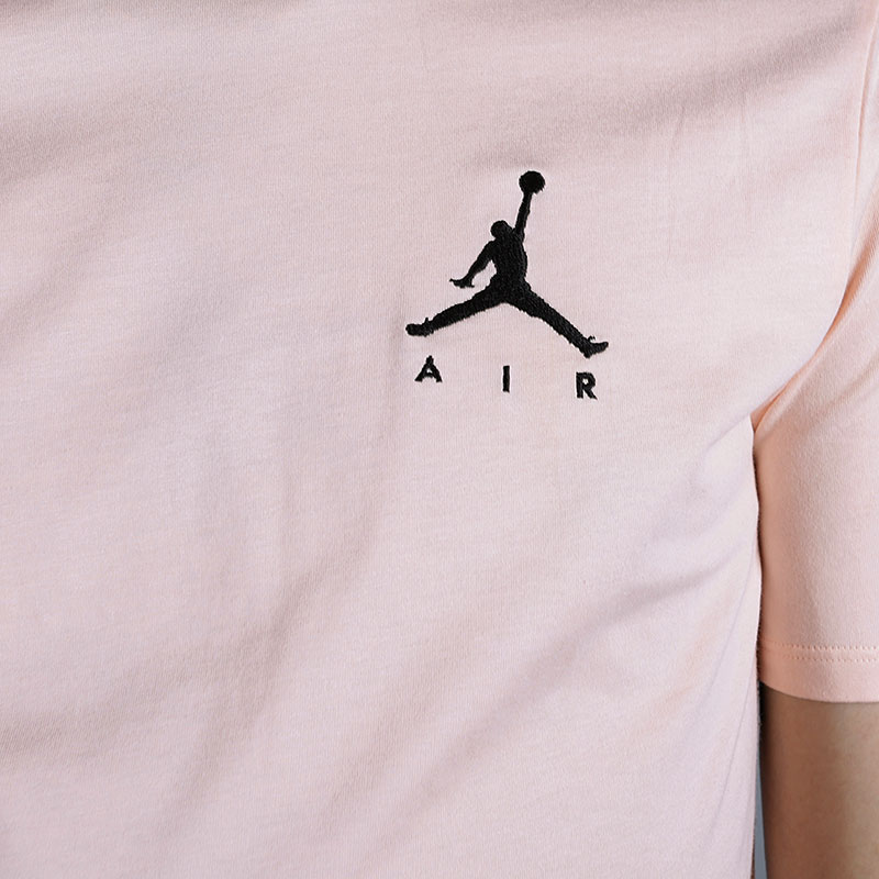мужская розовая футболка Jordan Sportswear Jumpman Air T-Shirt AH5296-664 - цена, описание, фото 2